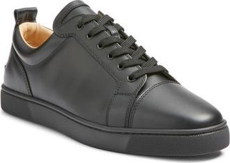 Christian Louboutin Louis Junior Sneaker in Cm53-Black/Black at Nordstrom, Size 10.5Us