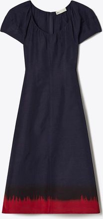 Tory Burch Womens Balloon Sleeve Viscose Dress, size 10