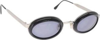 Chanel Pre-owned Metalen Zonnebril - Dames - Vintage Accessoires - Grijs - ONE Size - Vintage