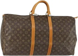 Louis Vuitton Pre-owned Weekend Bags, female, Brown, Size: ONE SIZE Pre-owned Vintage Canvas Weekend Bag