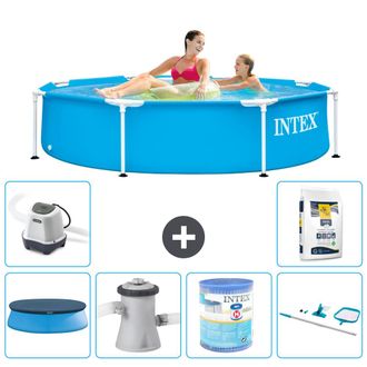 Intex Piscina Con Estructura Redonda - 244x51 Cm - 7-piezas S31434