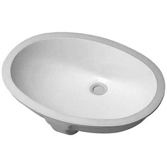 Duravit Santosa lavabo incasso con troppopieno senza foro rubinetto b 510x375mm senza foro rubinetto bianco - Duravit