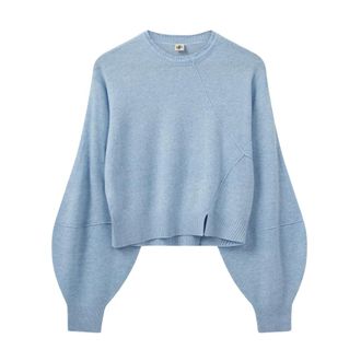 The Garment Round-neck Knitwear, female, Blue, 2XS, Luxurious Como Neck Jumper