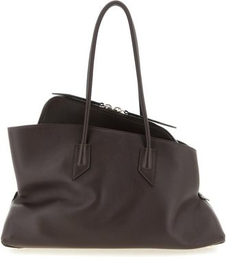 The Attico Brown La Passeggiata Medium Shoulder Bag