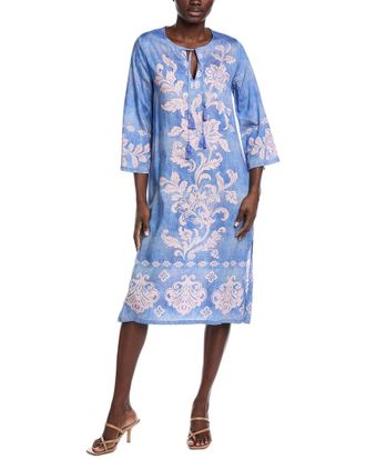Johnny Was Kimono Sleeve Midi Dress