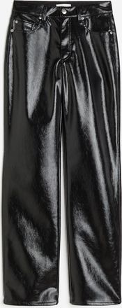 H&M Beschichtete Hose - Schwarz
