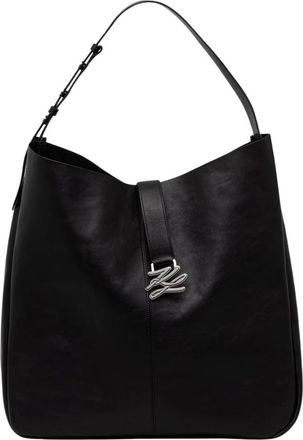 Karl Lagerfeld Dames, Tassen, Zwart, Maat: ONE Size Leer