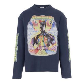 Casablanca Heren, Tops, Blauw, Maat: 2XL Katoen