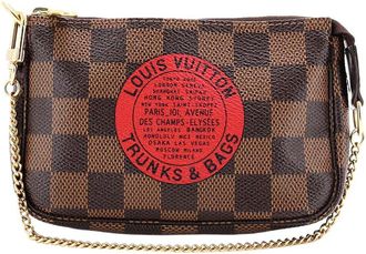 Louis Vuitton Pochette Accessoires Limited Edition Damier Ebene Mini (Authentic Pre-Loved)