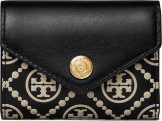 Tory Burch Portafoglio con monogramma - Nero