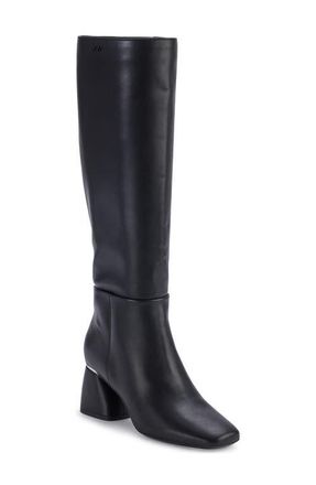 DKNY Cana Knee High Block Heel Boot in Black at Nordstrom, Size 7