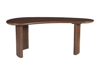 VENTE-UNIQUE.COM Mesa de centro madera color natural oscuro
