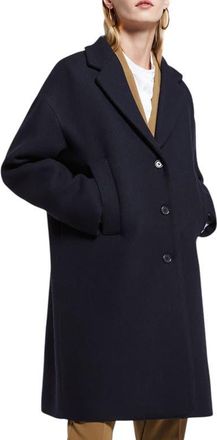 ottod'Ame Wool-Blend Midi Coat in Night at Nordstrom, Size 48 It