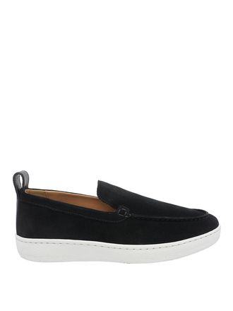 Lanvin Black Crusier Suede Slip On