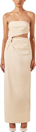 Shona Joy Lani Strapless Cut Out Maxi Dress