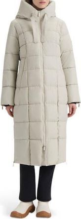 Hunter Ireland Water Repellent Faux Shearling Lined Puffer Jacket in Vanilla at Nordstrom Rack, Size X-Small