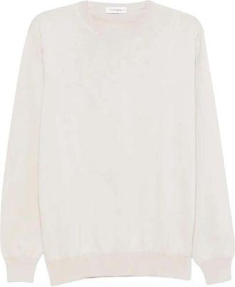 KANGRA Girocollo Rasato Calato - Heren - Ronde hals truien - Beige - 2XL - Truien & Vesten