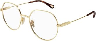 Chlo&eacute; Benjamine Rond Montuur - unisex - Brillen - Geel - 53 MM - Accessoires