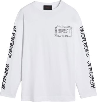 Simone Rocha Pillowcase Logo Print Long Sleeve T-Shirt