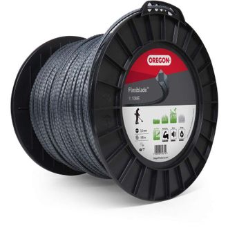 Oregon Scientific Oregon 111088E Filo seghettato per tagliabordi e sottosuolo, Rocchetto, 3.00 mm x 195 m