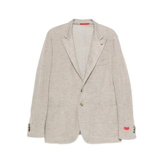 Isaia Hombre, Chaquetas, Beige, Talla: L