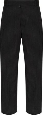 Dsquared2 Wool Straight-Leg Broeken - Heren - Broeken - Grijs - Maat: 2XL Wol
