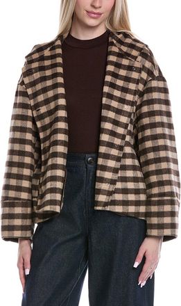 Color Block Wool-Blend Jacket