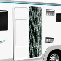 OEM Mosquitera De Chenilla Verde Y Blanca, 56 X 185 Cm - Crezuo