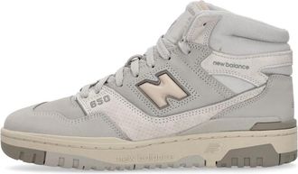 New Balance Basketbal-ge&iuml;nspireerde High Top Schoen - Heren - Sneakers - Grijs - 46 1/2 EU - Leer - Schoenen
