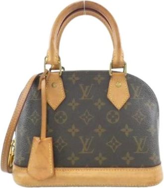 Louis Vuitton Borsa Pre-owned Alma BB in Tela Monogram Rivestita - - Pre-owned - Donna - Marrone - ONE SIZE