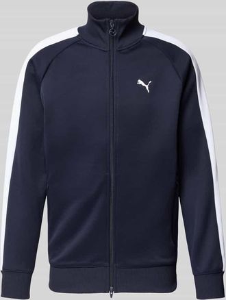 Puma Sweatjacke mit Stehkragen in Marine, Größe XXL