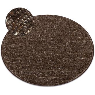 RugsX Rugsx - Alfombra Tabac Marr&oacute;n Nepal 2100 C&iacute;rculo - Lana, De Doble Cara, Natural Brown Circulo 100 Cm