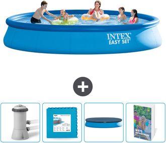 Intex Piscina Easy Set Redonda - 457x84 Cm - 7-piezas Scb108