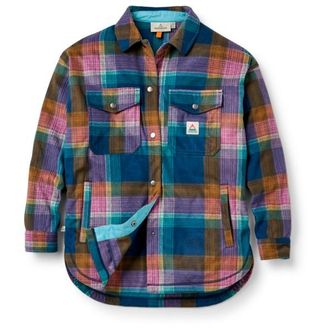 Passenger East Recycled Polar Fleece Shirt Hemd f&uuml;r Damen | bunt