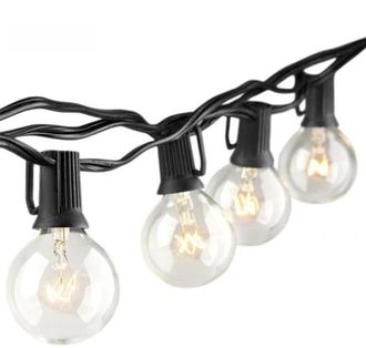 OEM Guirnalda De Luces Para Jard&iacute;n De 30 M, 100+8 Unidades, Ip44, Resistente Al Agua, Para Terraza, Patio O Jard&iacute;n