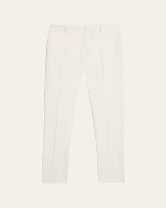 Ermenegildo Zegna Mens Slim Flat-Front Pants