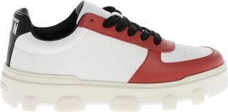 Dsquared2 White Leather Low-Top Sneakers
