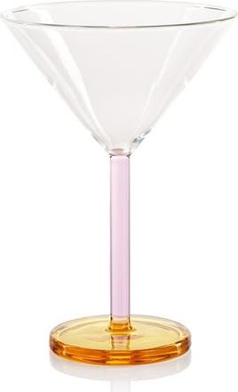 Zodax Vireo Set of 4 Martini Glasses in Clear/Pink/Light Amber at Nordstrom Rack