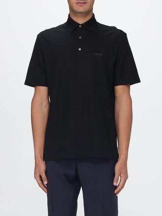Ermenegildo Zegna Polo in cotone con logo Zegna