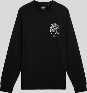 Lyle & Scott Mens Highlander Graphic Sweatshirt - Black - Size: 50