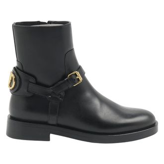 Valentino VLogo Signature Ankle Boots - female - Valentino - Ankle Boots - Black - 6 UK - Shoes