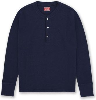 Fortela Amish Serafino Tee in Blue at Nordstrom, Size X-Large