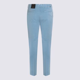 Incotex Mens Trousers Light Blue _100 % Co