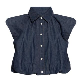 Frame Denim Donna, Camicette, Blu, XS, new