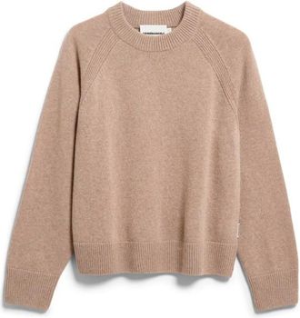 Armedangels Wool Knit Sweater Pullover f&uuml;r Damen | beige/braun