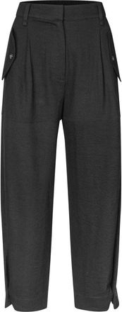 Masai Geknipte broek - Dames - Vrijetijds broeken - Zwart - 2XL - Broeken