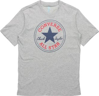Converse Chuck Taylor All Star Classic Round Neck Short Sleeve Gray 10007887-A03