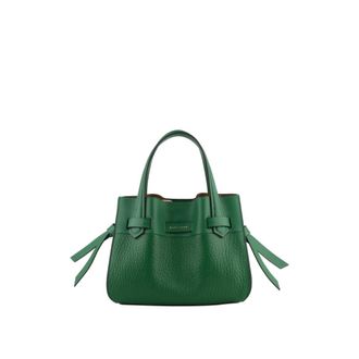 Pourchet Tassen, Dames, Groen, ONE Size, Leer, Blossom PM