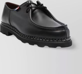 Paraboot chunky sole michael leather loafers