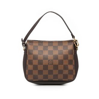 Louis Vuitton Pre-owned Handbags, female, Brown, Size: ONE SIZE Pre-owned Checkered Patterned Shoulder Bag